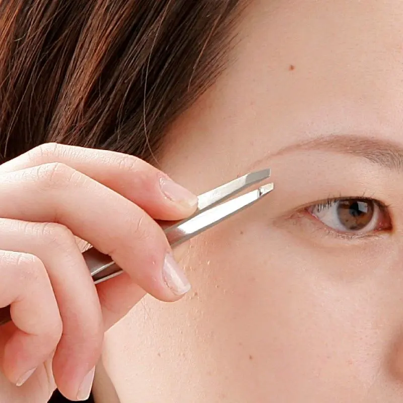 現貨🌸日本直送 | 日本製匠之技鍛造不銹鋼高級眉夾/小鑷子（斜口）