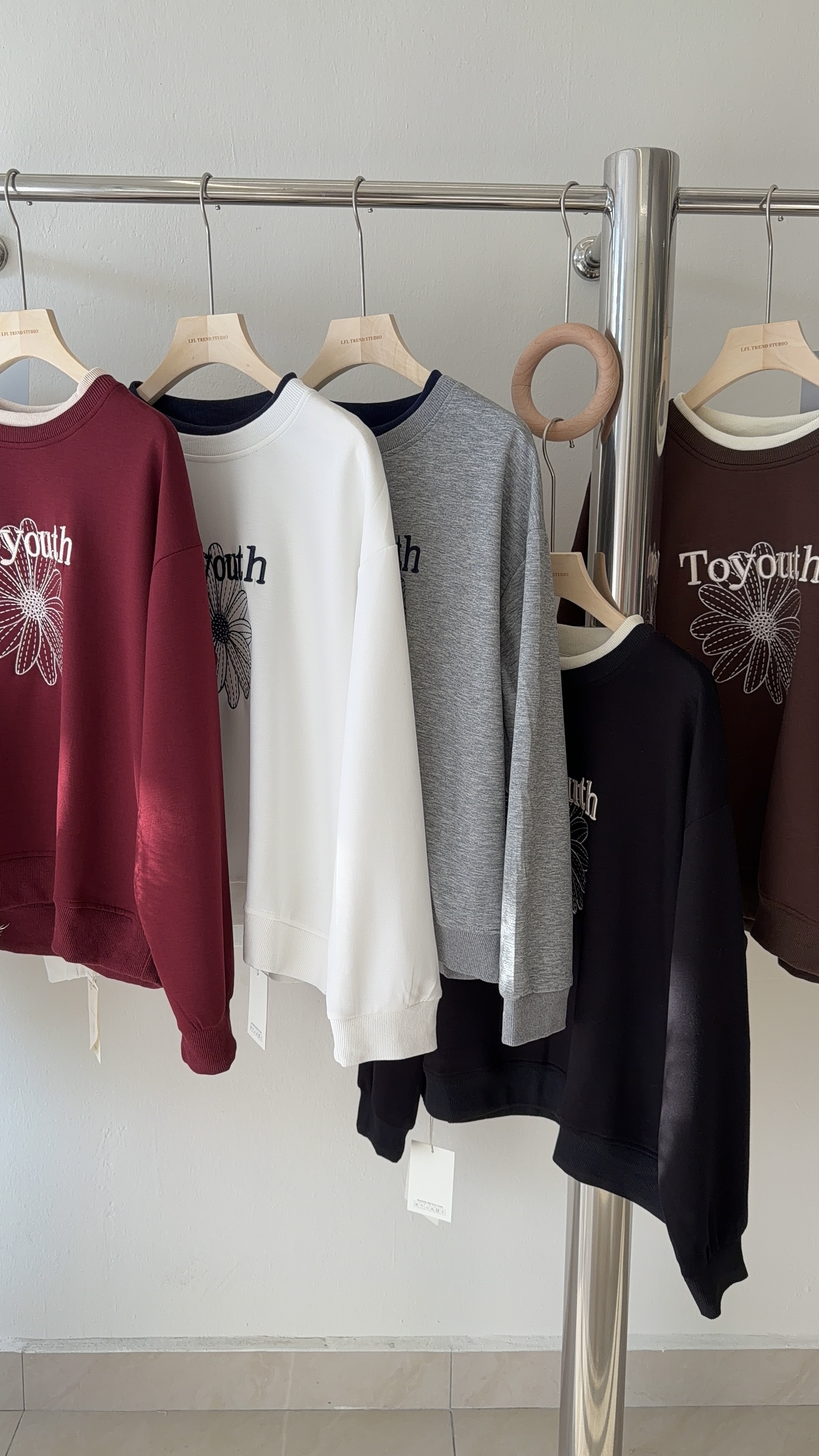 6581 爆款韩系雏菊卫衣