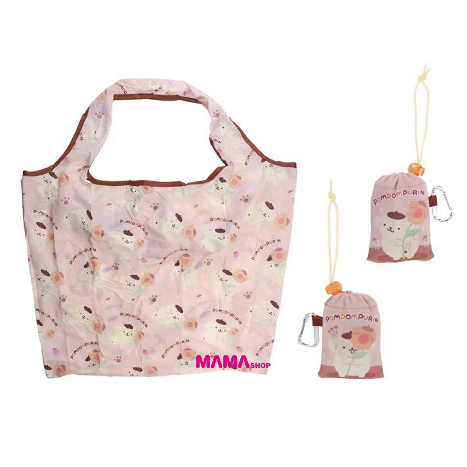 Sanrio 便攜可摺式購物袋 (連爬山扣)