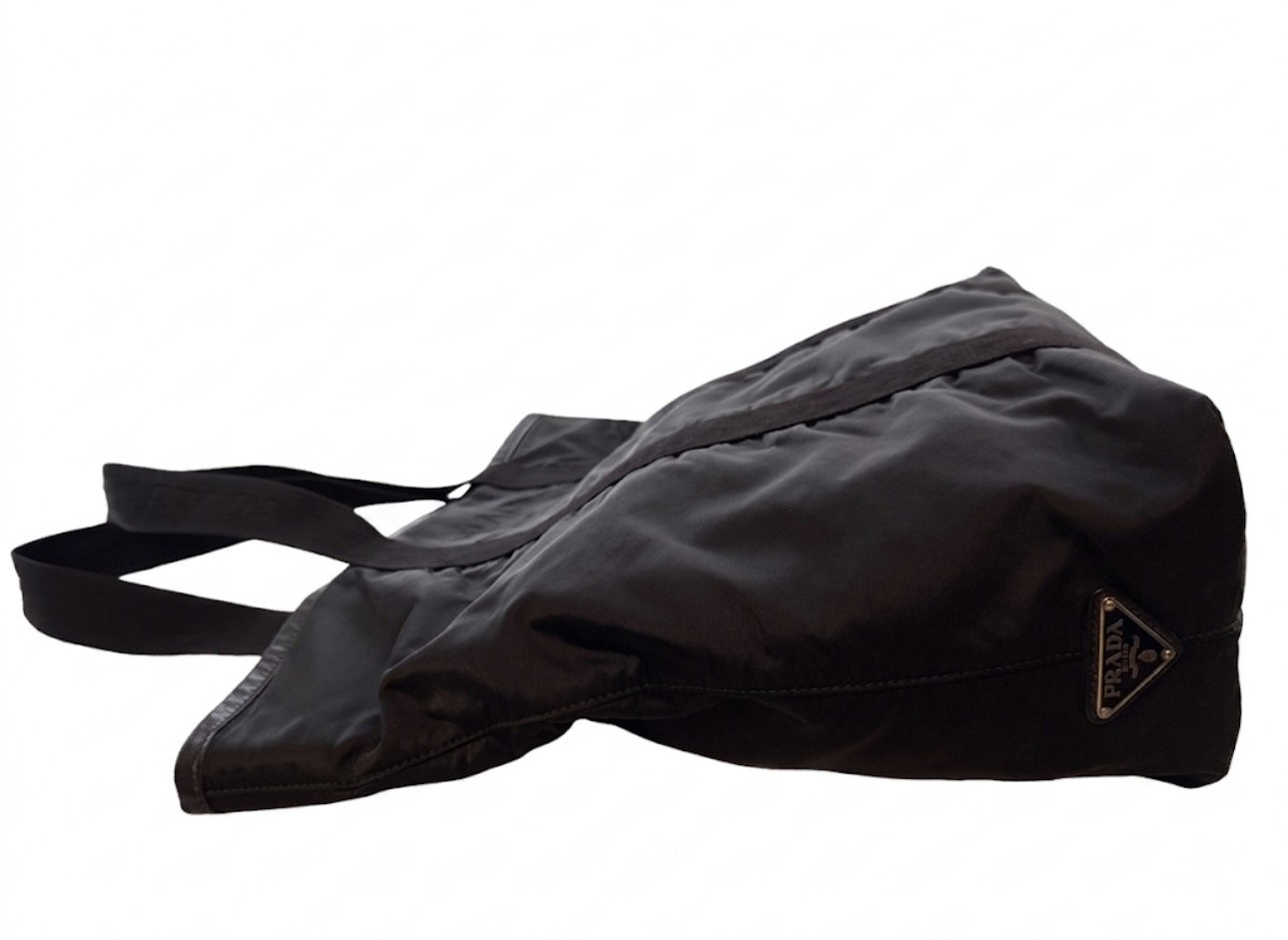 Prada Nylon Shopper Tote Bag