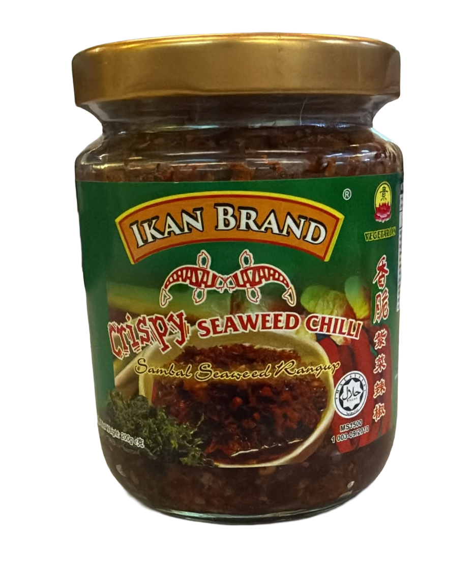 Ikan Brand-香脆紫菜辣椒 (參巴醬)(純素) 200g/ Ikan Brand Crispy Seaweed Chilli (Sambal) (Vegan) 200g