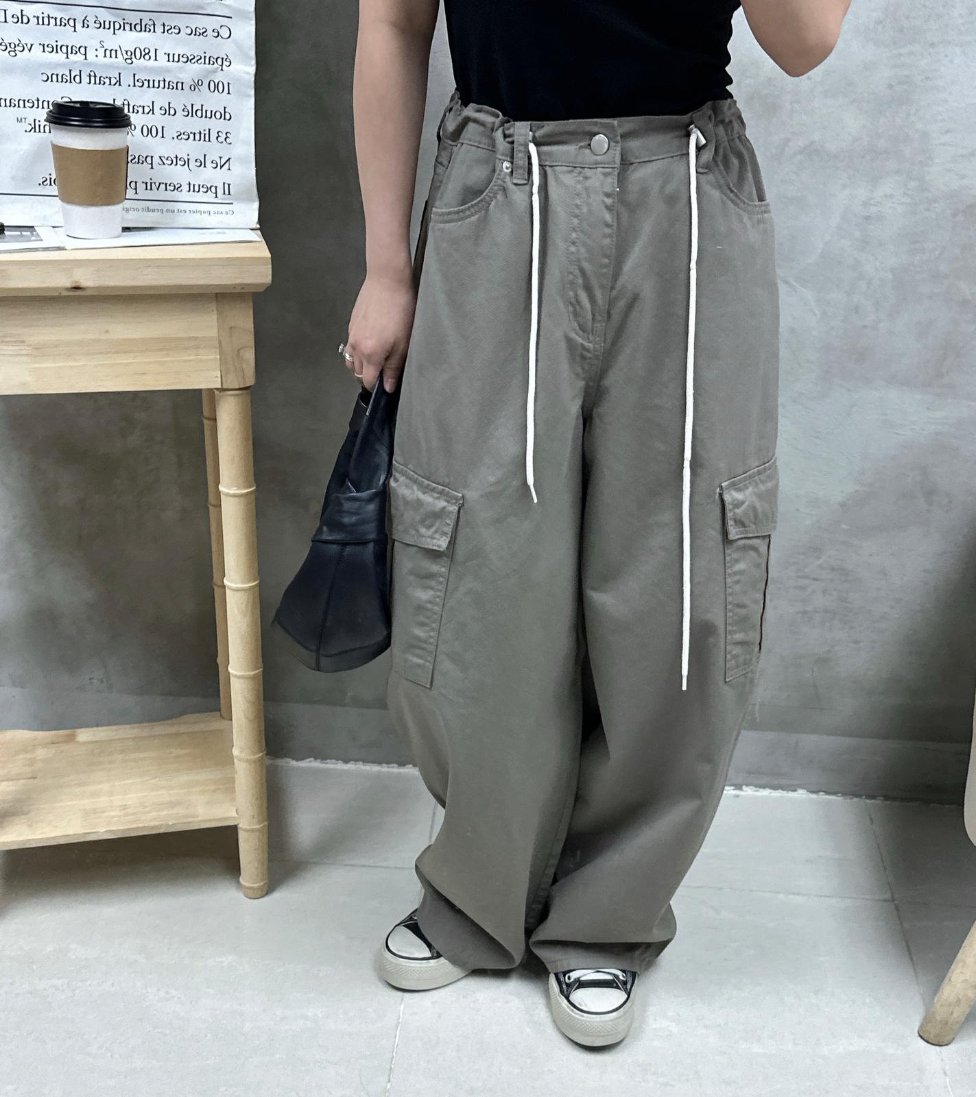 S07 束腰工裝褲