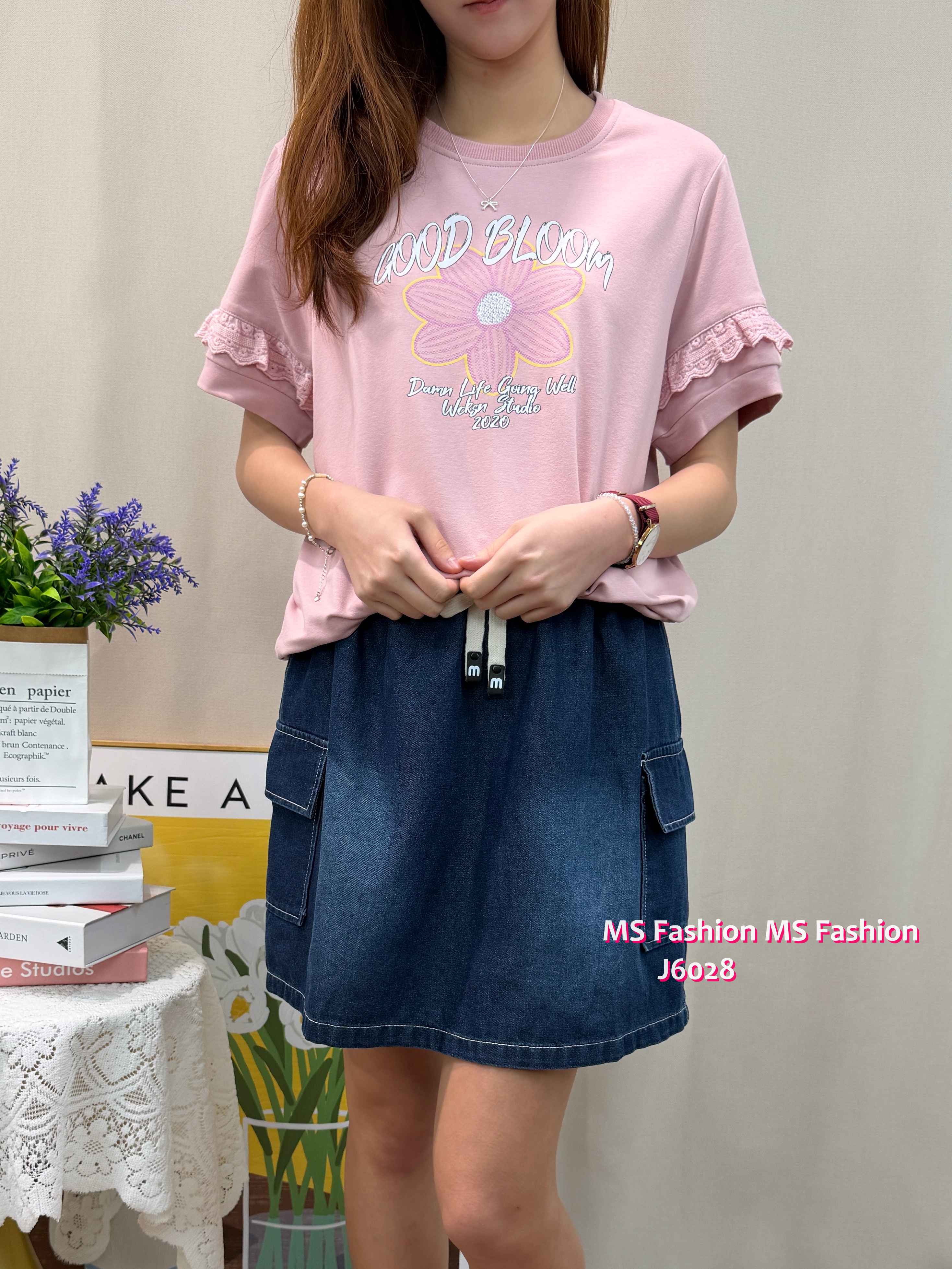 J6028 韓國🇰🇷靚色牛仔半裙