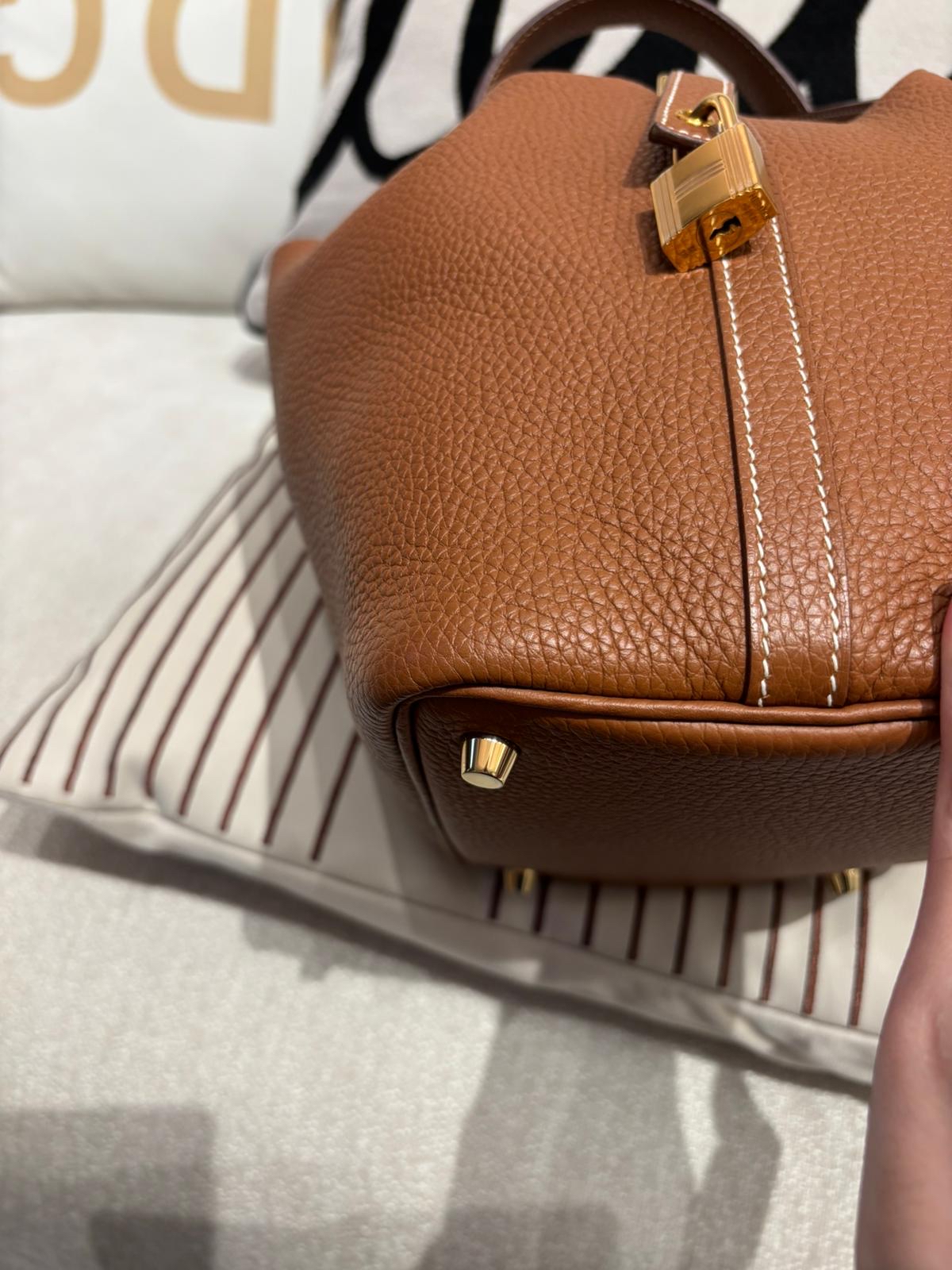 Hermes Picotin 18 Stamp B Gold 100%Authentic, 98%New ✅收據✅Key Lock✅Dust bag ✅Box