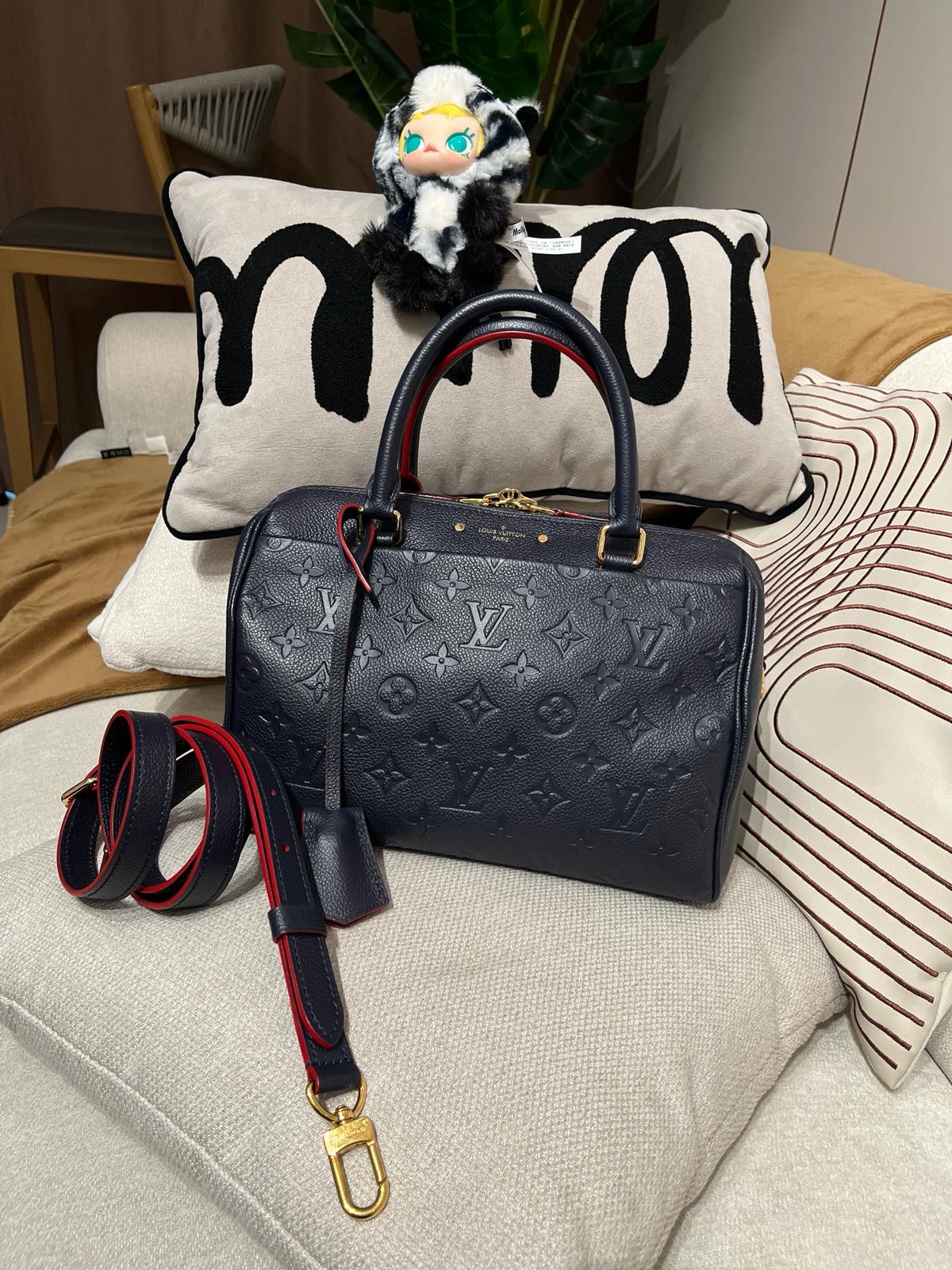 Lv Speedy Bandouliere 25 Empreinte 2 Way Bag M43501 100%Authentic, 98%New ✅Key Lock ✅Dust bag