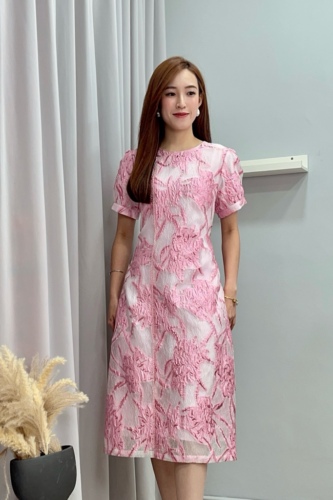 210559 Celeste Bloom Texture Dress