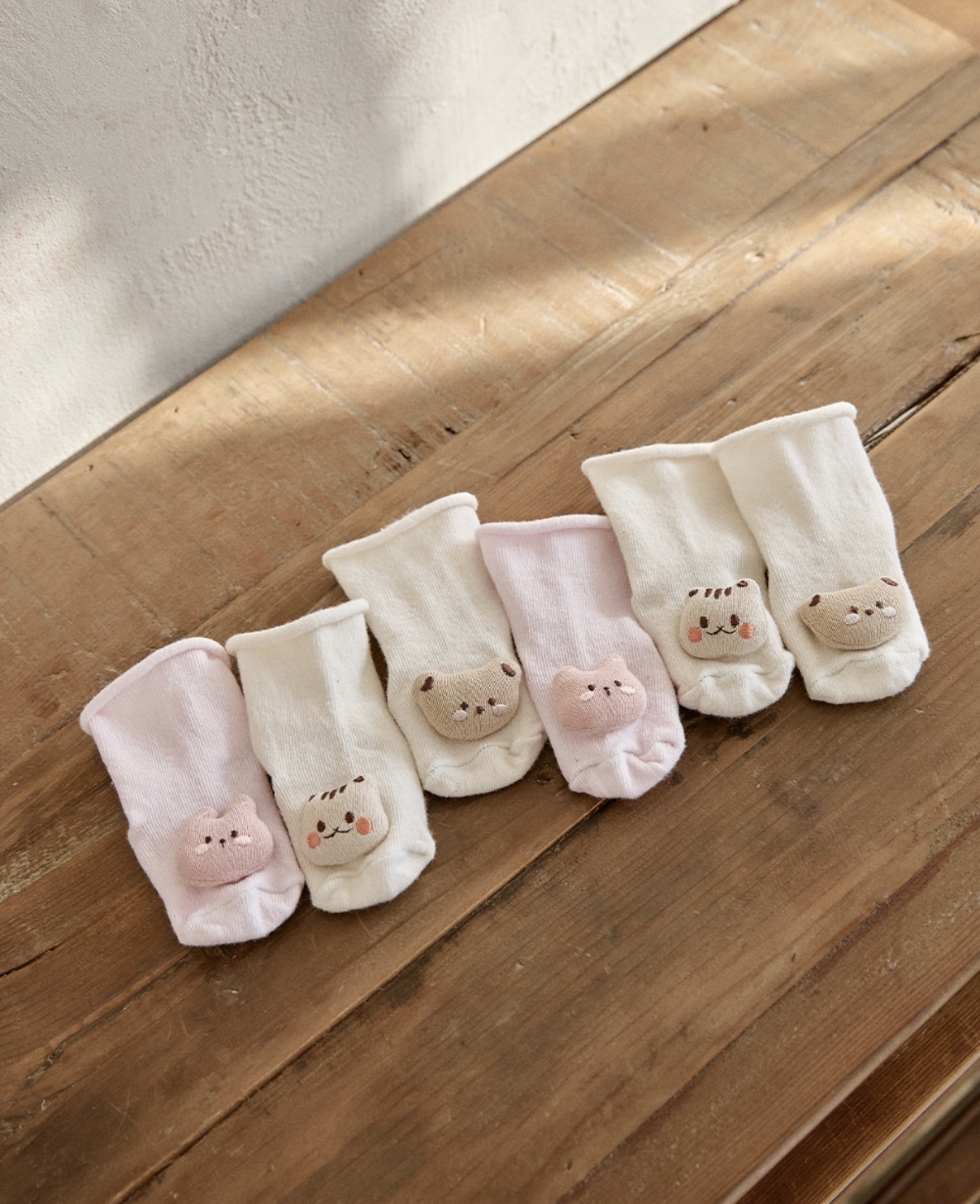 DOTTODOT 新生兒小巧可愛迷你玩偶襪