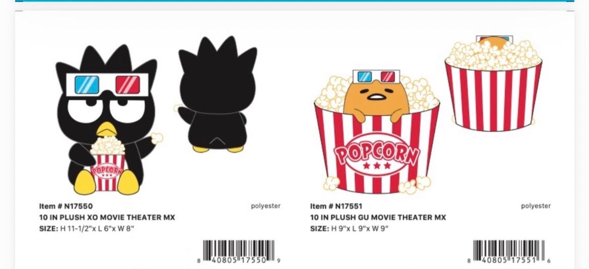 8-9月新品預訂｜美版 爆谷系列公仔/公仔吊飾🍿