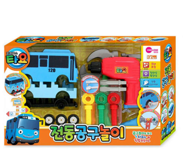【預訂】韓國直送 Tayo 巴士維修組裝玩具