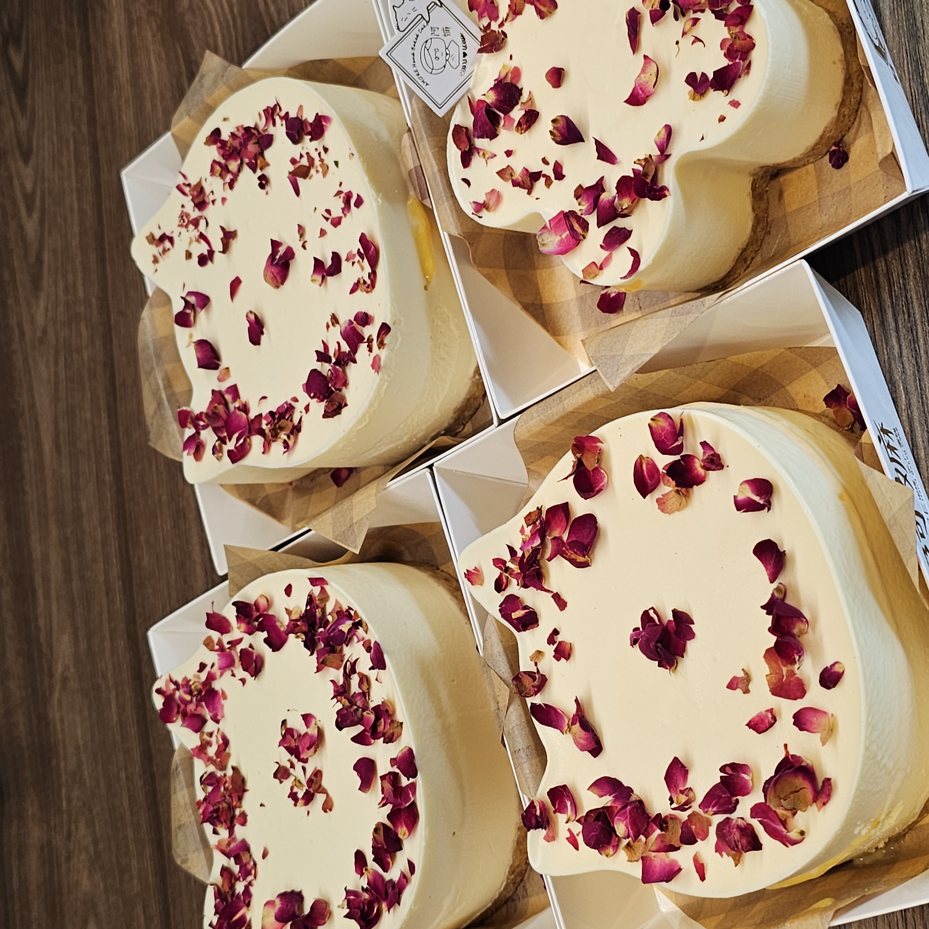 阿嫲｜檸檬玫瑰貓貓 慕斯蛋糕｜法國頂級乳酪