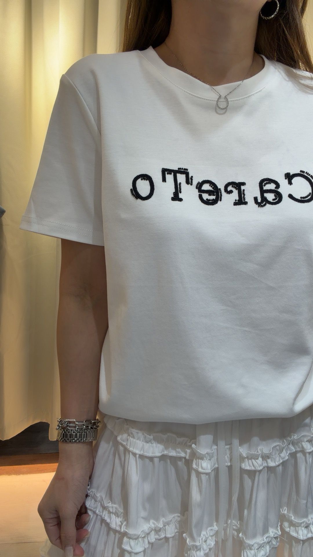 字母印花短袖T恤