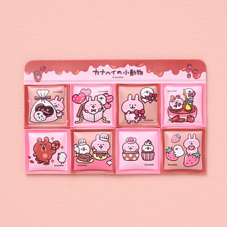 日本 kanahei YURUTTO STORE 朱古力系列 可剪磁貼
