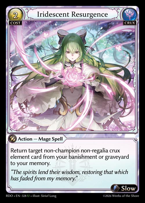 Iridescent Resurgence / RDO-328 (U)