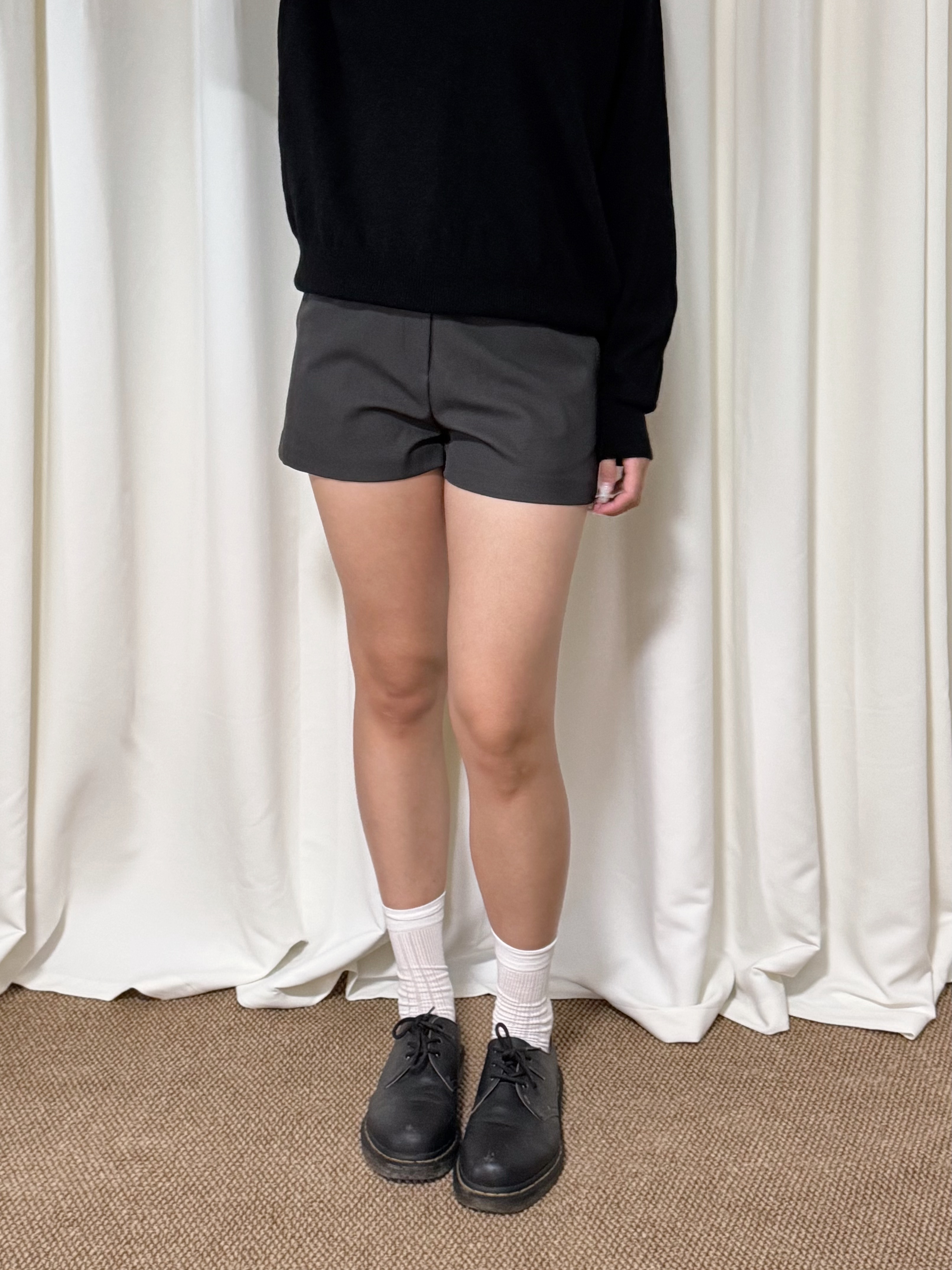 知性中腰西裝短褲(三色入/兩個尺碼)