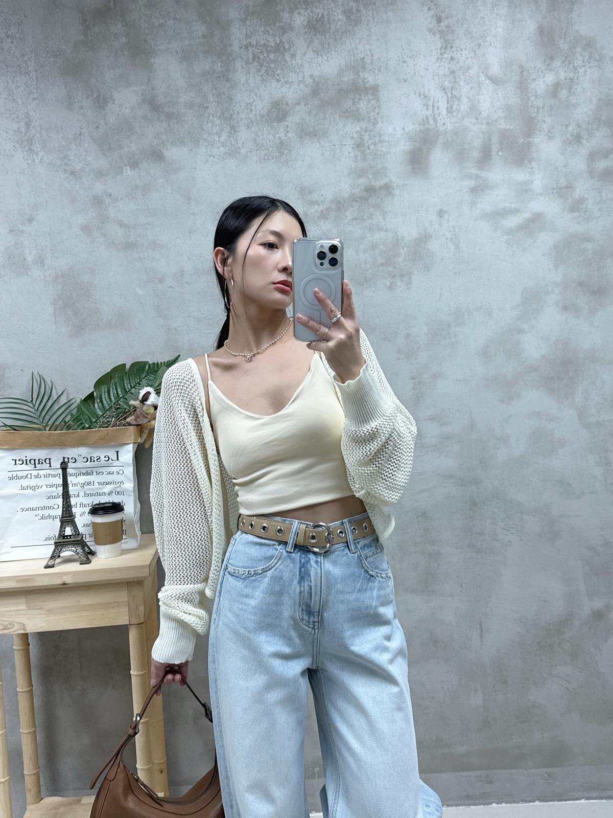 D02 幼帶V領Bra top