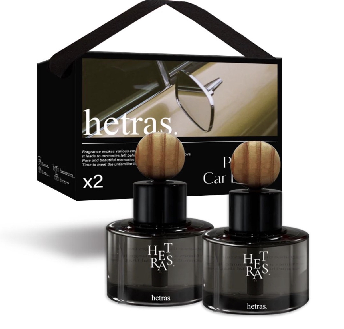 hetras高級車用香薰擴香器 77ml x 2枝