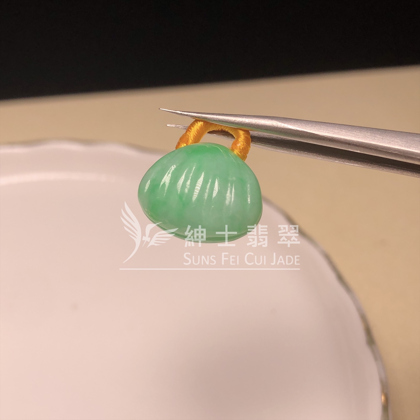  B08720 飄翠貝殼吊墜