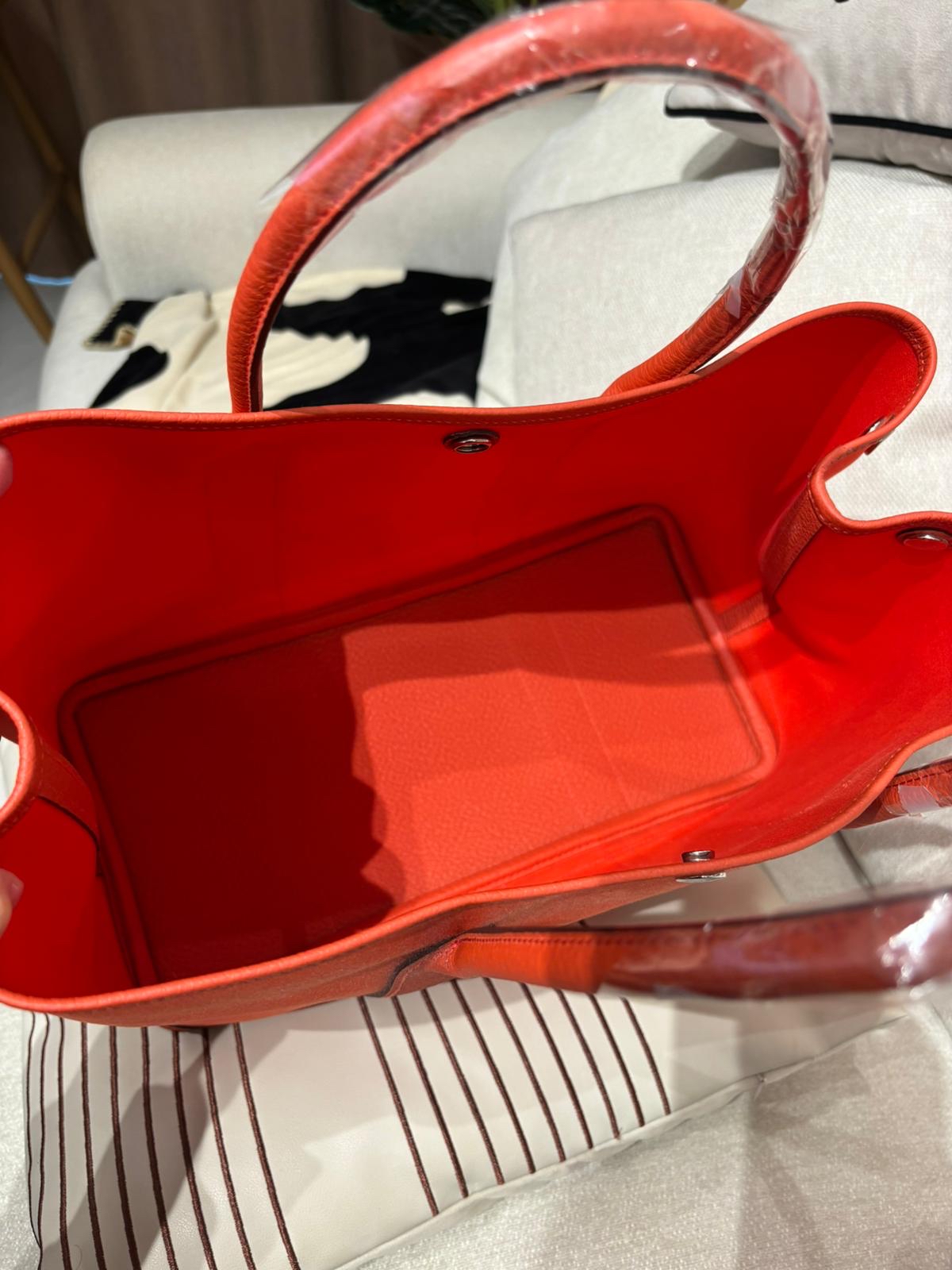 Hermes Garden Party 36 Stamp D 100%Authentic, 98%New ✅收據✅Dust bag