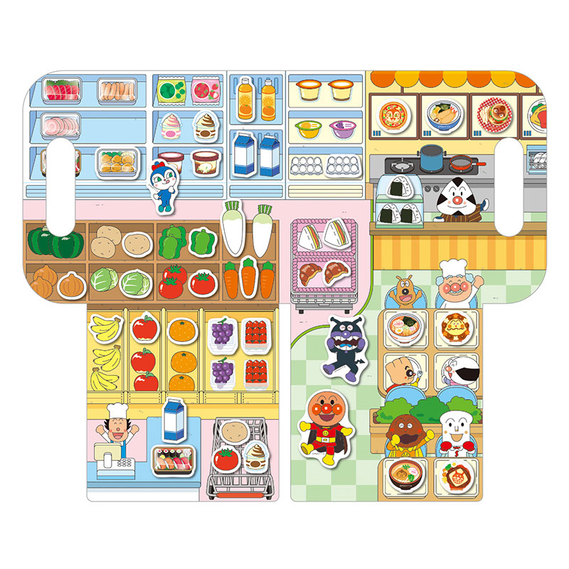 🇯🇵預訂 日本直送🇯🇵超人氣麵包超人可重覆黏貼果凍貼紙書-超級市場