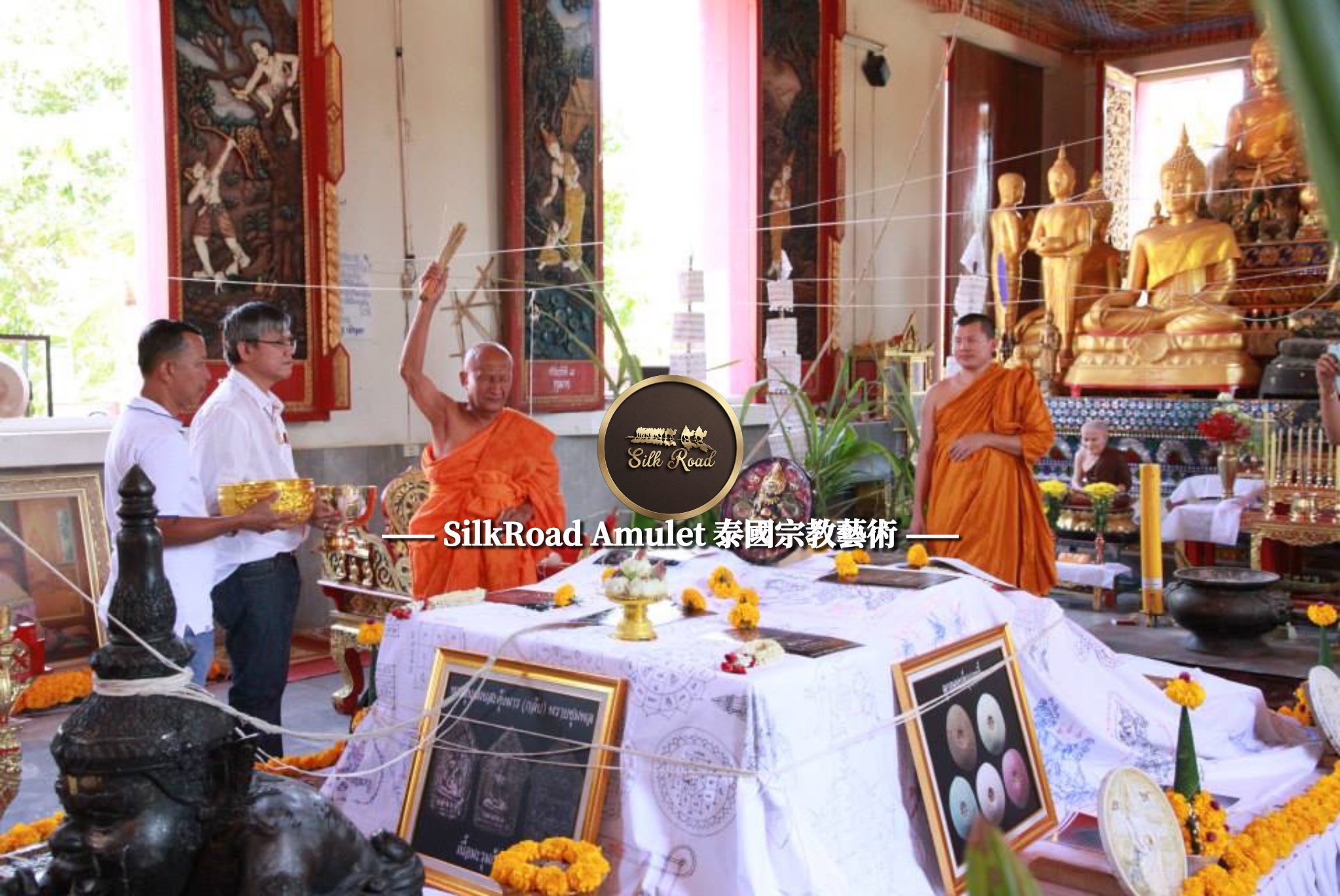 龍婆壯  佛曆2558  拉胡天神賜予財富  純銀符管版本｜附原裝廟盒｜光學級高透防水殼