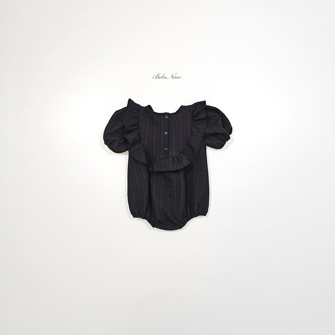 ☀️預訂 韓國直送☀️🇰🇷Bebenine兩色大荷葉邊短袖包屁衣