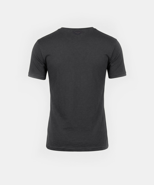 BS Cotton Jersey Fitted Short Sleeve T-Shirt - Charcoal