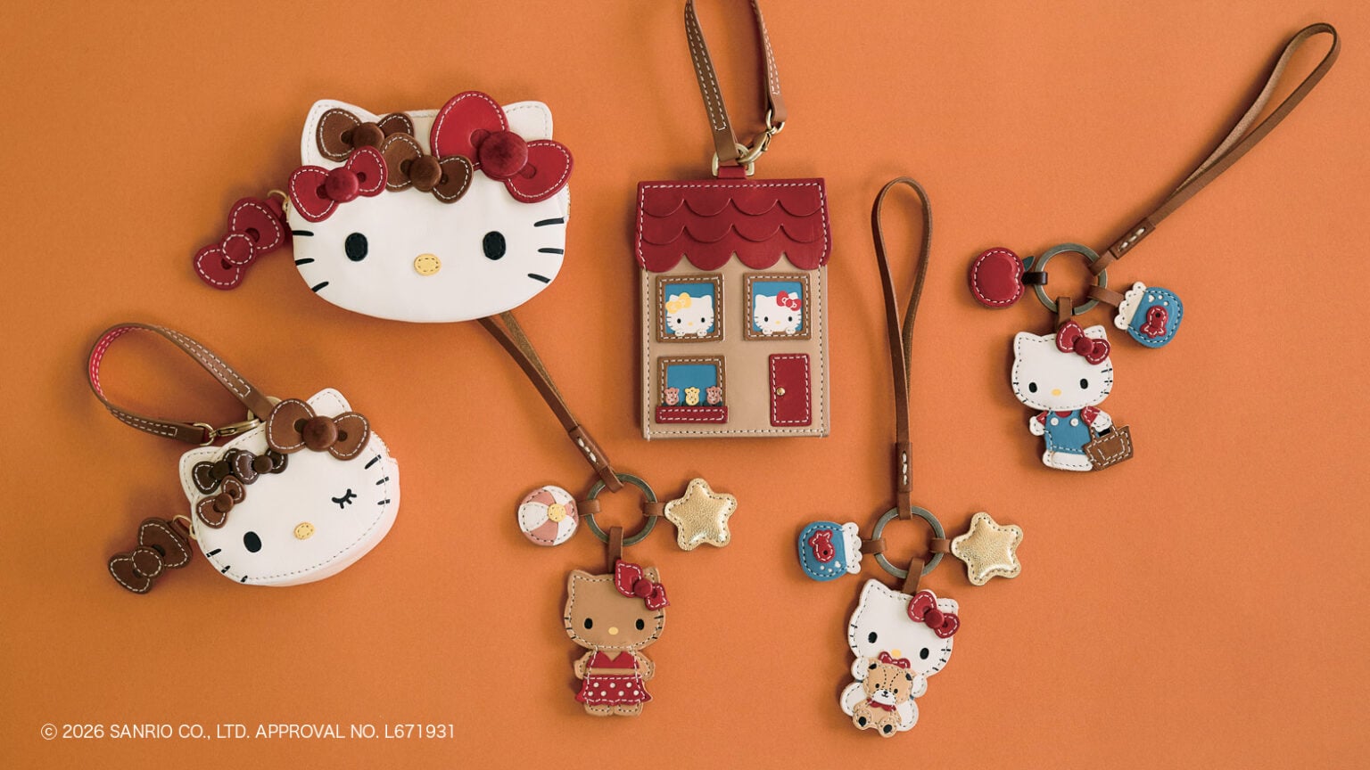 🎀【預訂】genten x Kitty Tiny Chum x Kitty掛飾