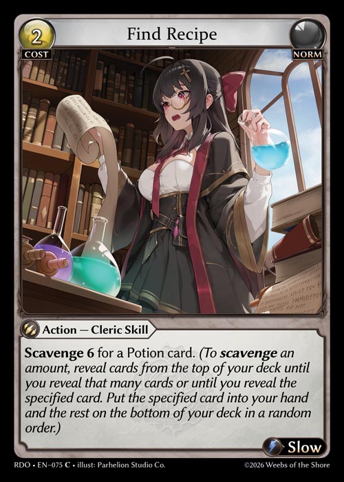 Find Recipe / RDO-075 (C)