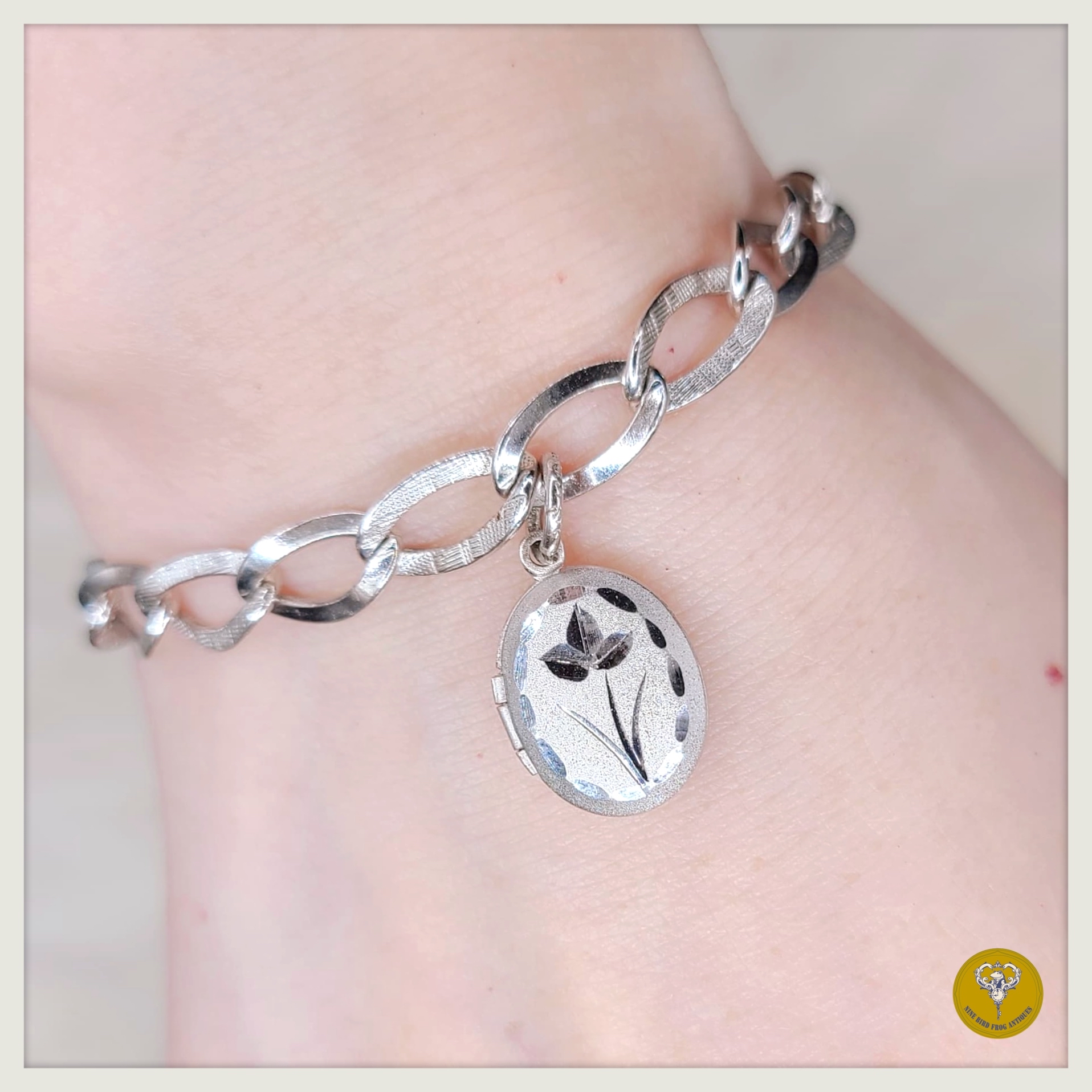 Danecraft locket 純銀手鍊