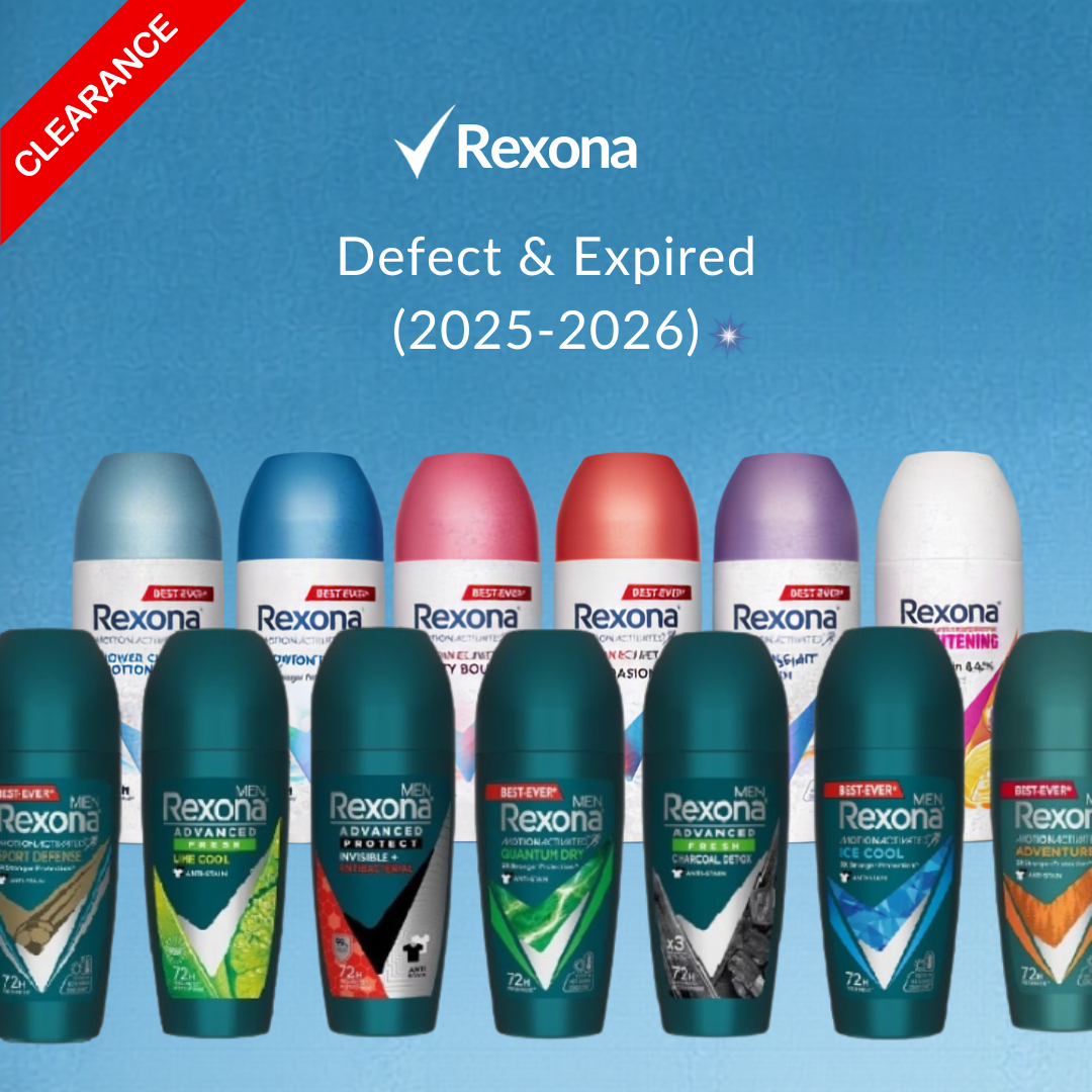 Clearance Rexona Men & Women (ORIGINAL) - Defect & Expired 2025-2026