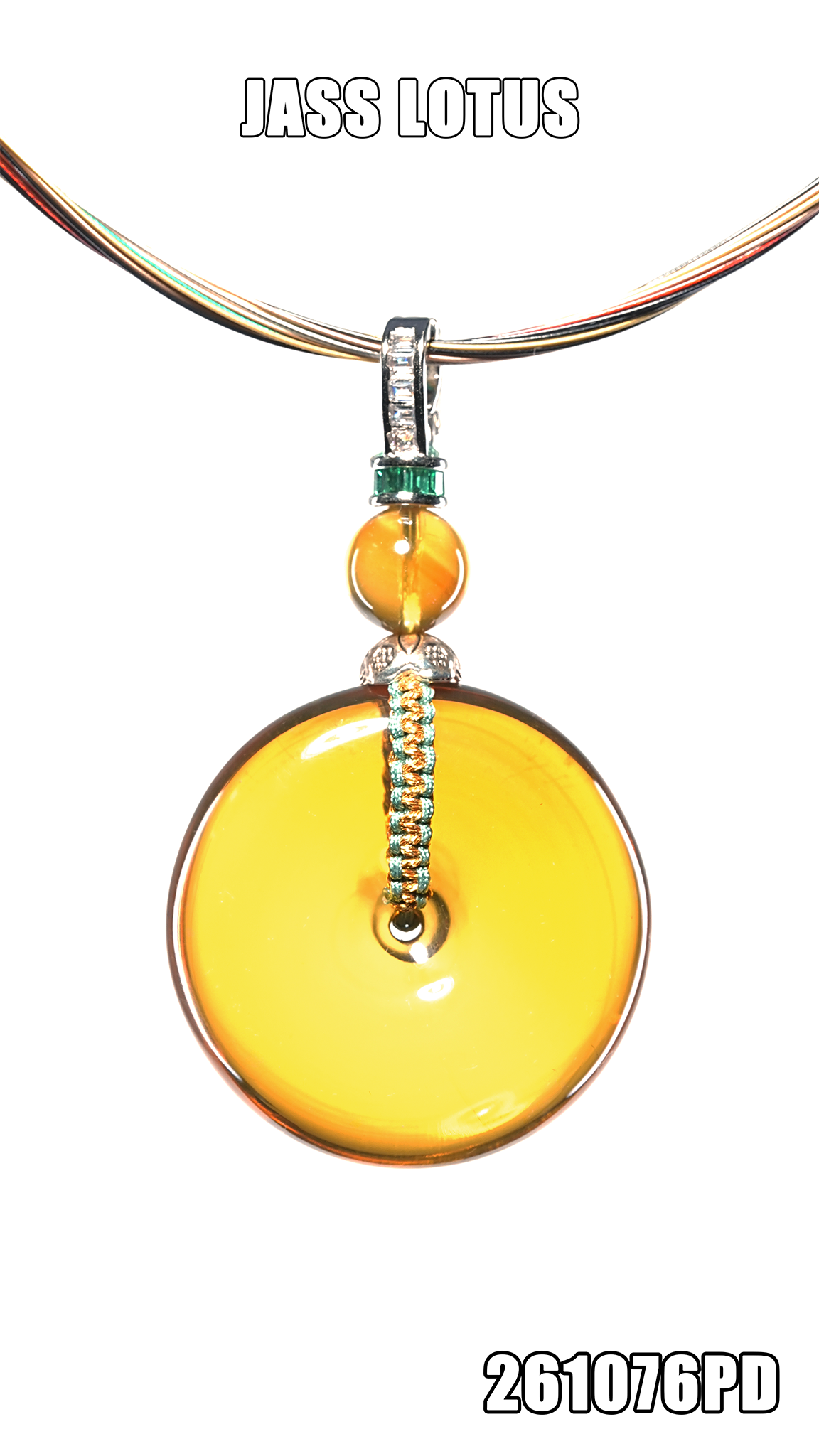 緬甸天然琥珀淨水紅茶珀平安扣吊墜