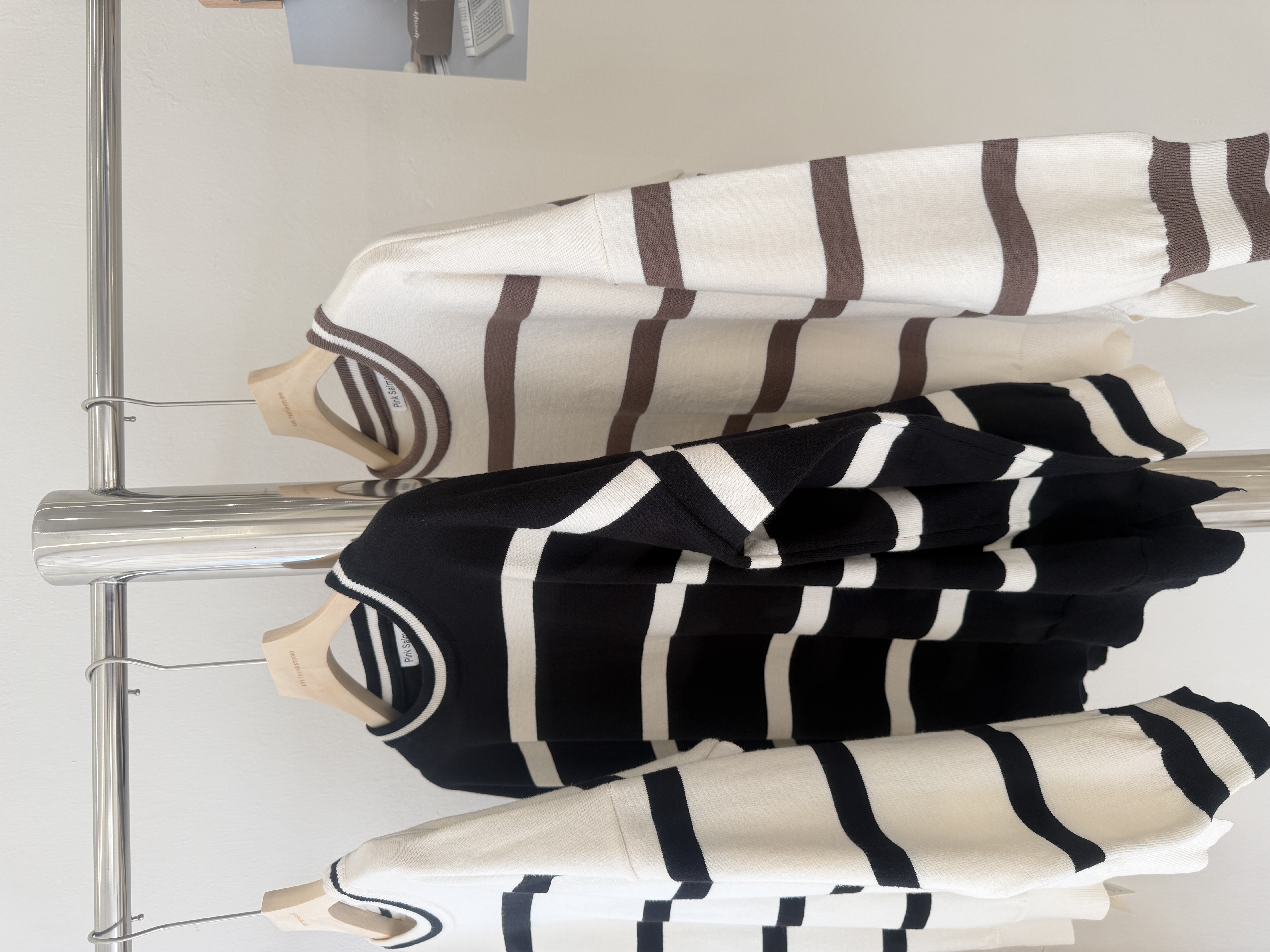 6512 韩系条纹针织长袖