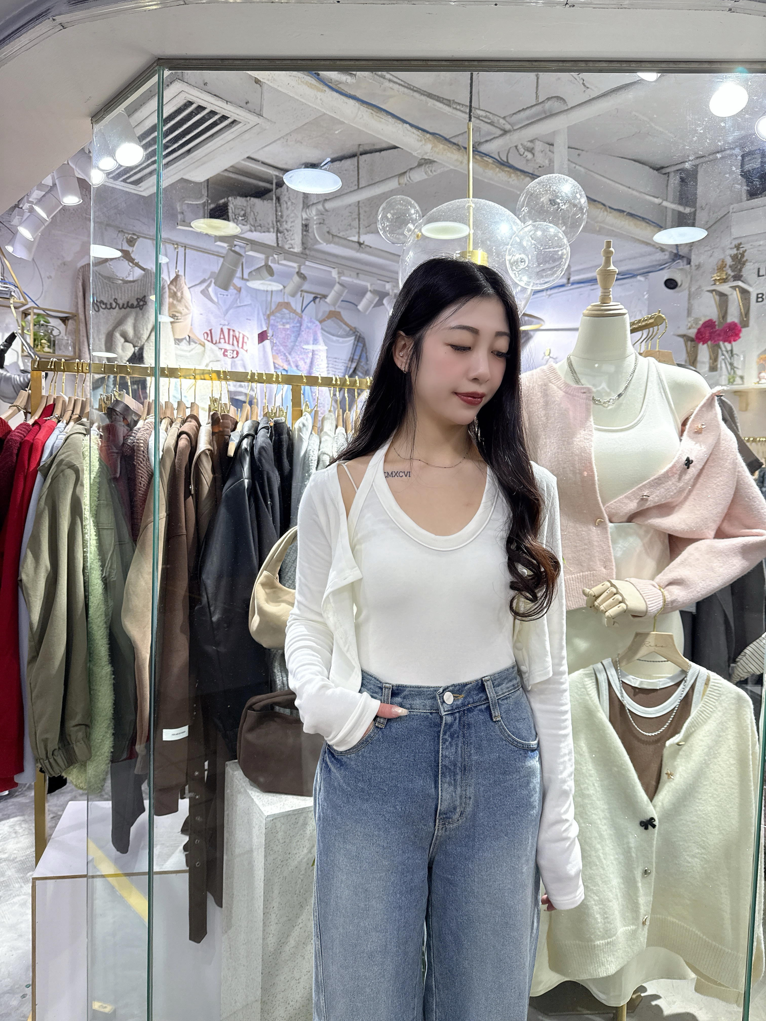 S08 背心+ 扣鈕Top set