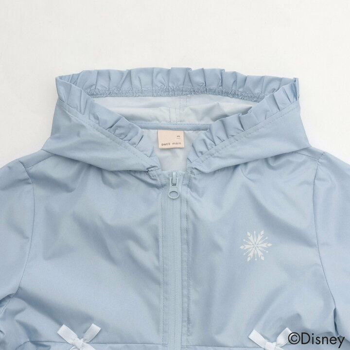 🇯🇵預訂 日本直送🇯🇵Petit Main x Disney公主系列兩色絲帶花邊雨衣連袋