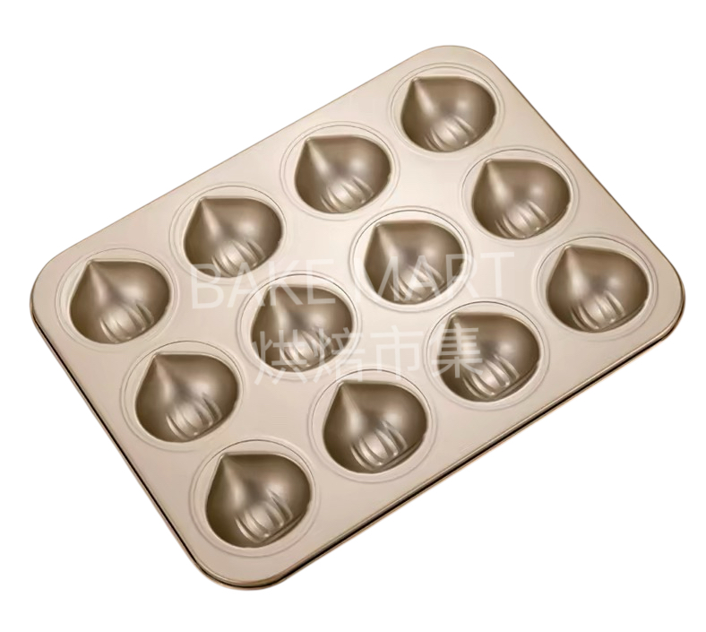 12孔[栗子]蛋糕不粘焗盤 Baking Pan