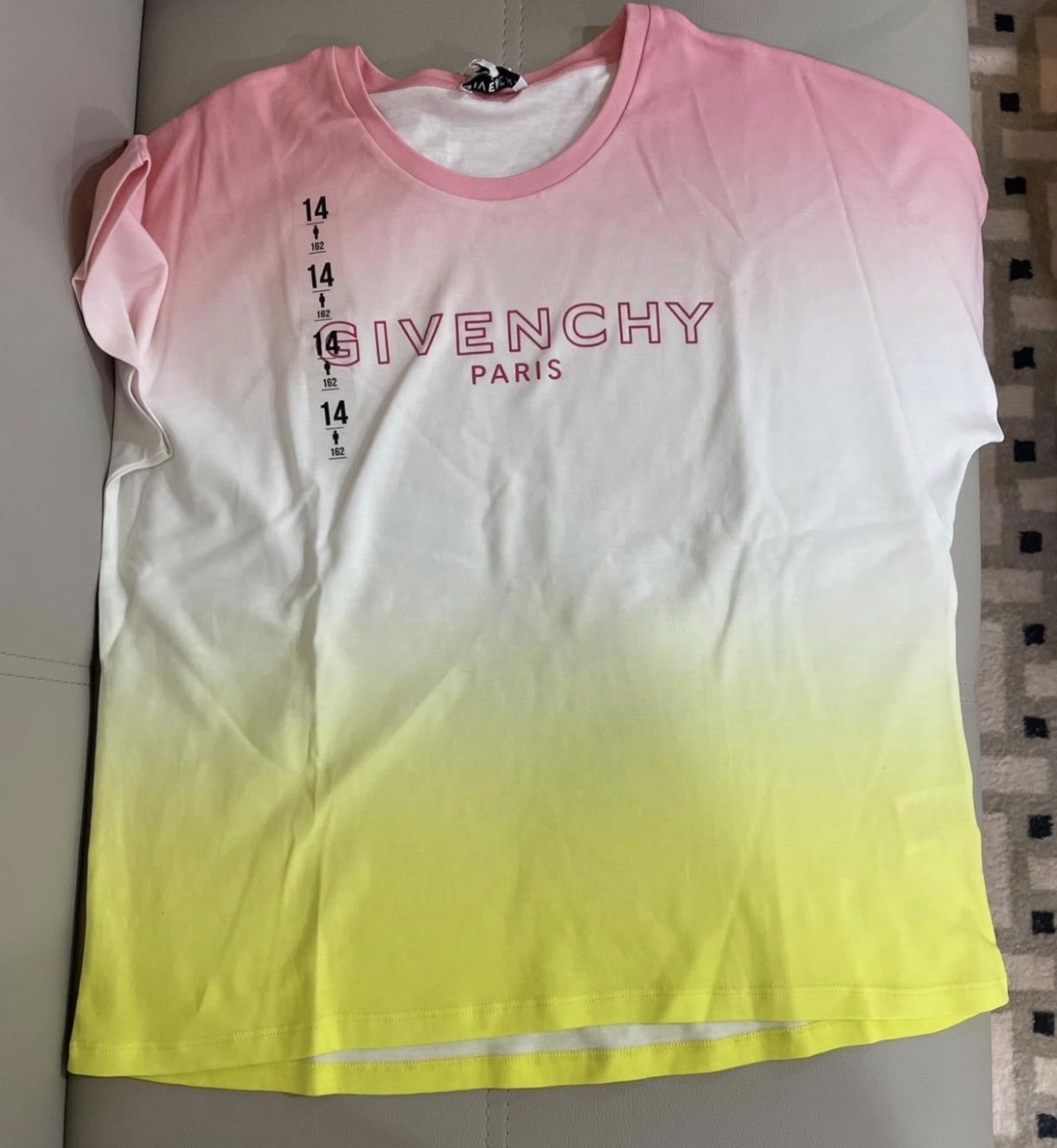 Givenchy kids 漸變色tee