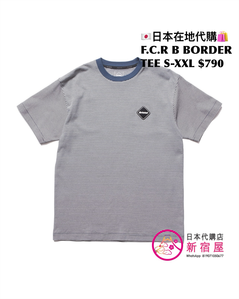 F.C.REAL BRISTOL BORDER TEE/ LS TEE