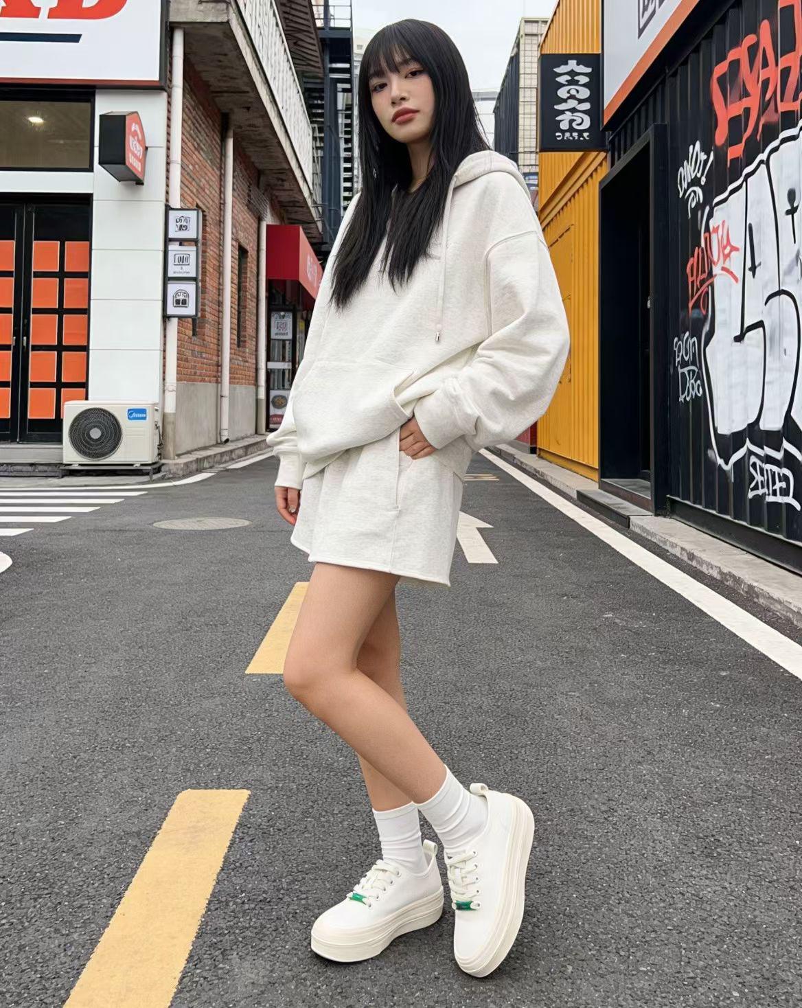 獨家CHANEL 新款帆布鞋餅乾休閒鞋 ，底厚4cm