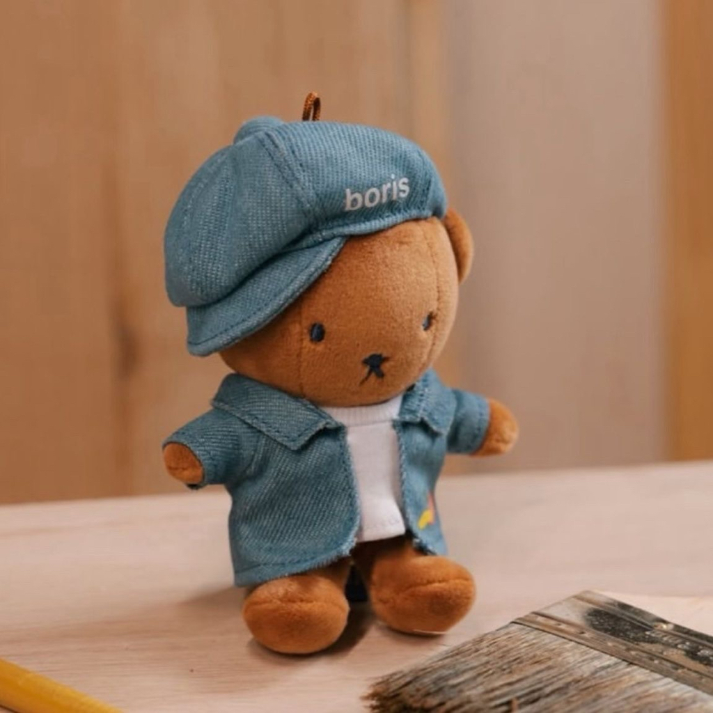 救救3小兔B行動 新登場 [韓國直送] Miffy in Seoul 牛仔公仔/掛件匙扣