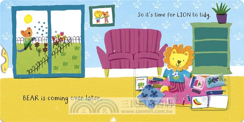 Lion's Cleaning Day