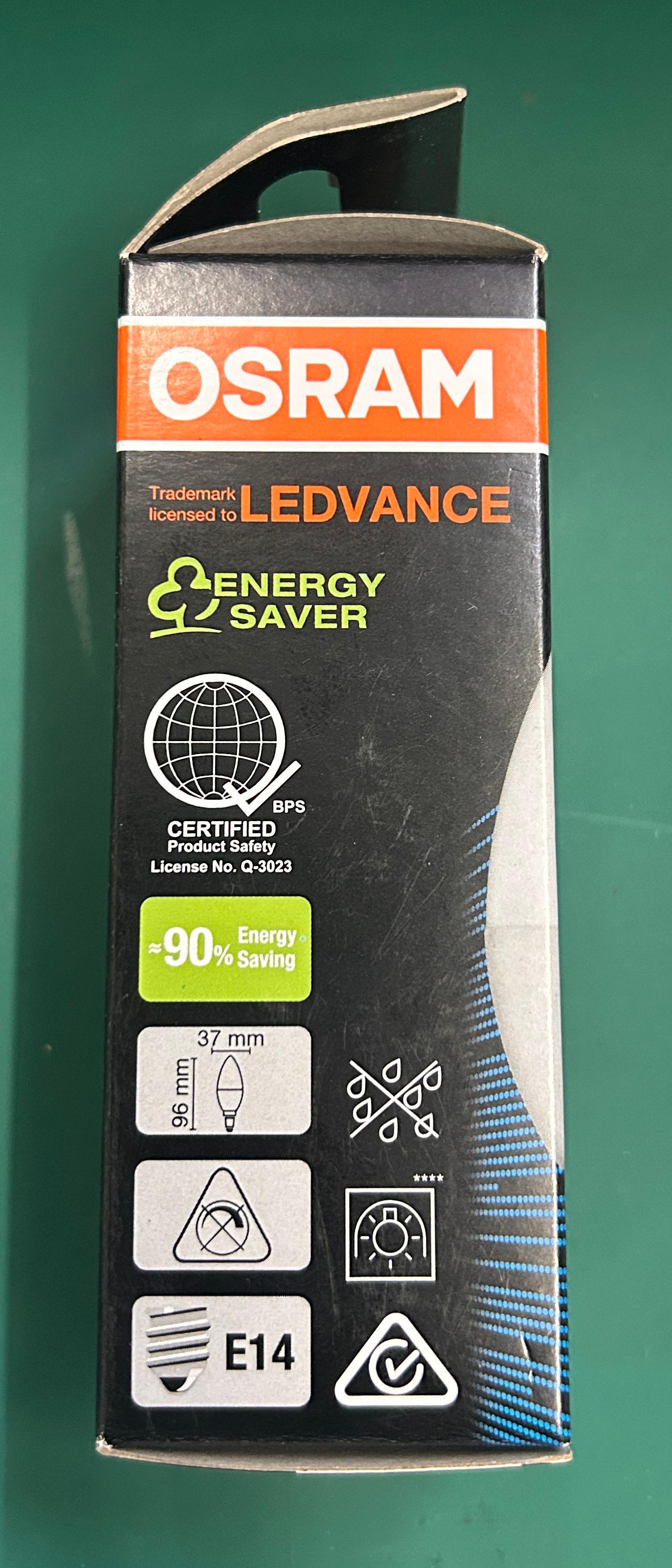 OSRAM 4W E14 D/L 6500K VALUE CLASSIC AC72155