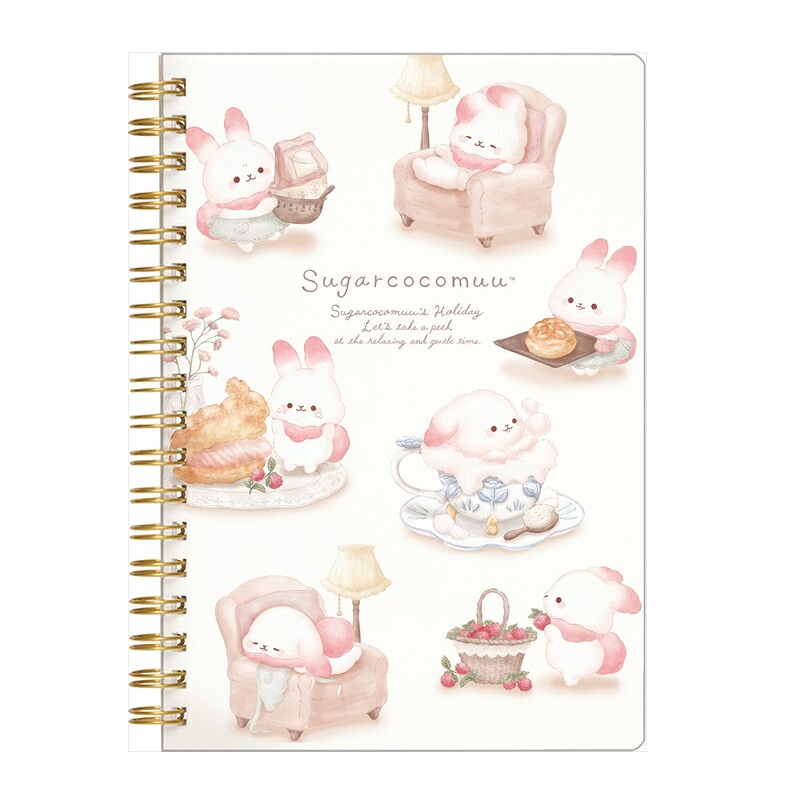 現貨｜San-X Sugarcocomuu 棉花糖兔 Sugarcocomuu's Holiday系列 日本製 記事簿 (NY45902)