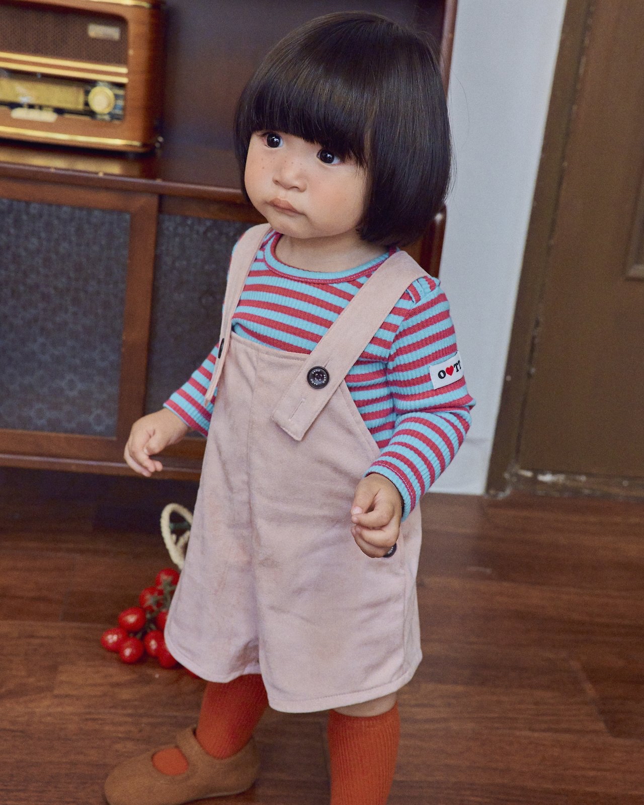 OOTT | Brownie short overalls