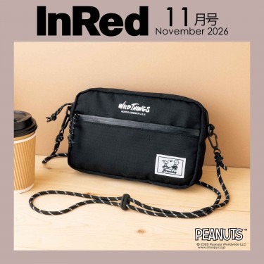🎀【預訂】PEANUTS™ × WILD THINGS 防水單肩包 - InRed 2026年11月刊
