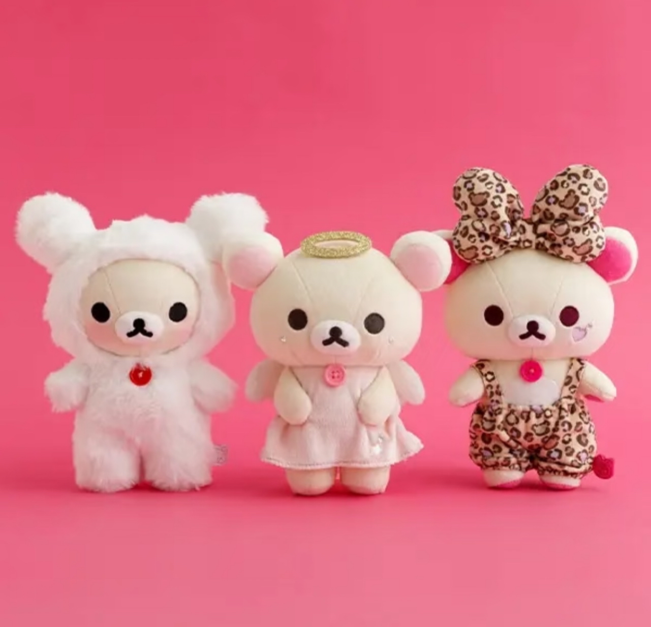 《預訂貨品》全新日本網上限定 滿滿小白熊系列公仔套裝 1套3隻。（不設散賣）