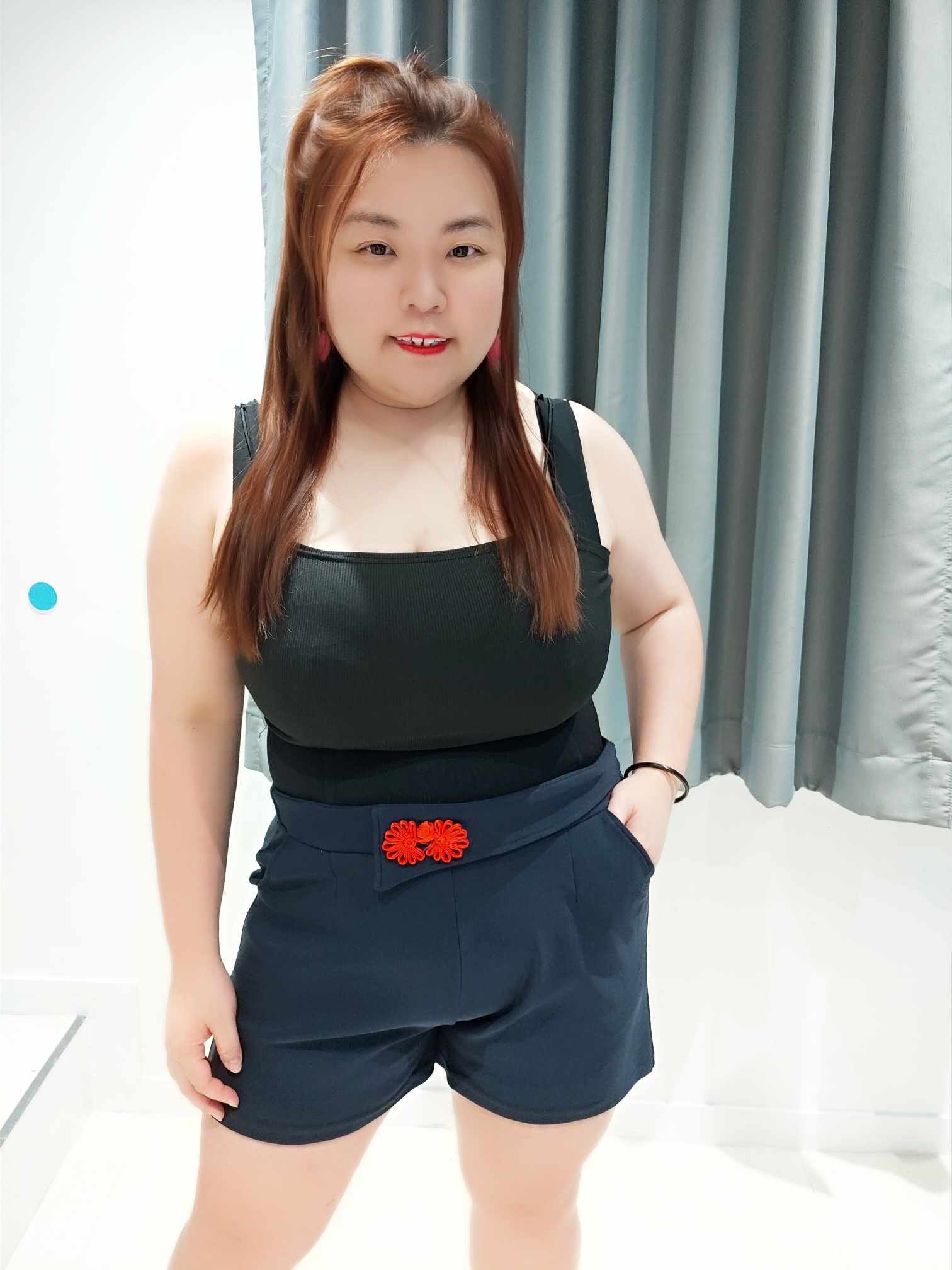 ENB02 PP403 设计款中国结短裤