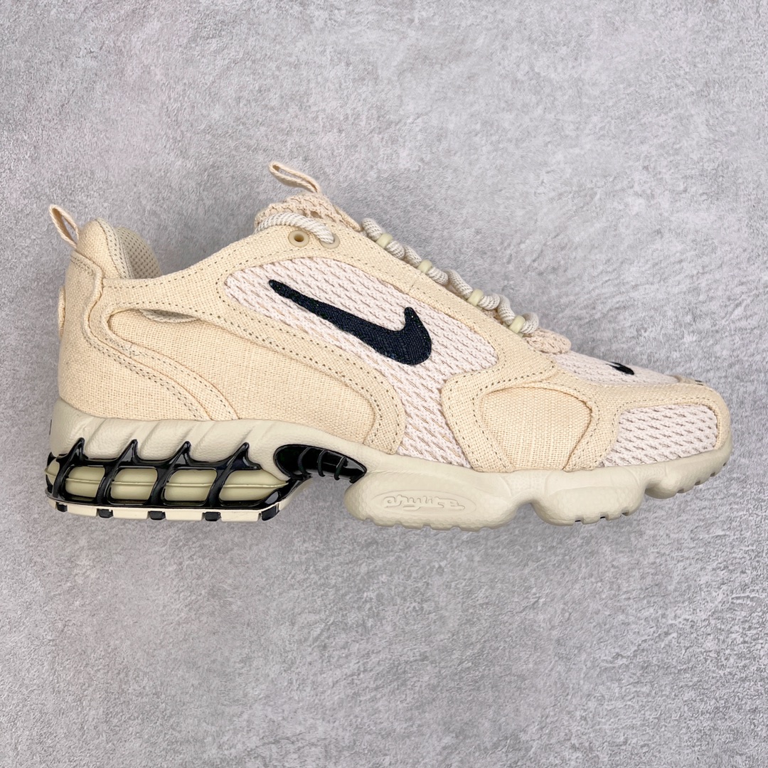 Stussy x Nike Air Zoom Spiridon Cage 2 "Fossil"