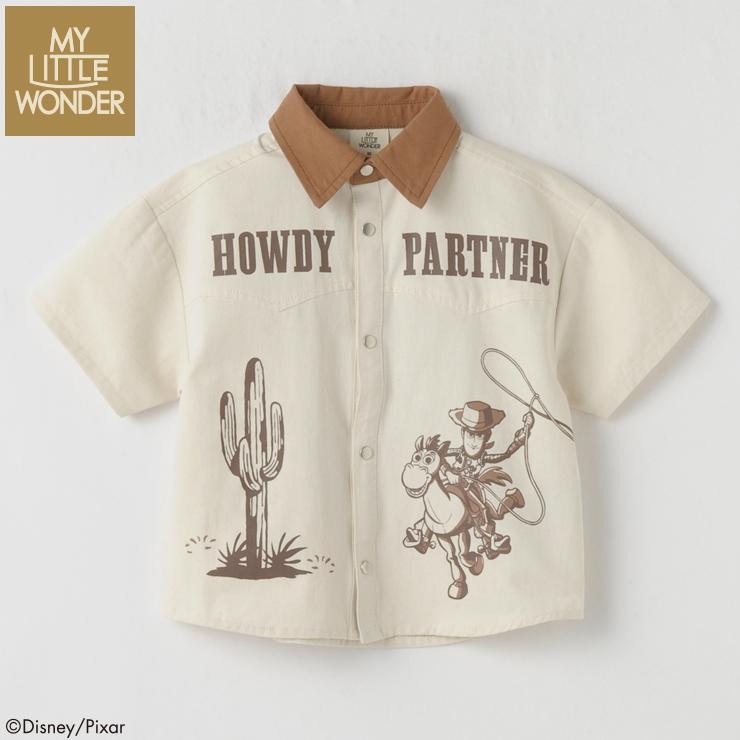 🇯🇵限量預訂 日本直送🇯🇵MY LITTLE WONDER x Toy Story印花斜紋布短袖襯衫