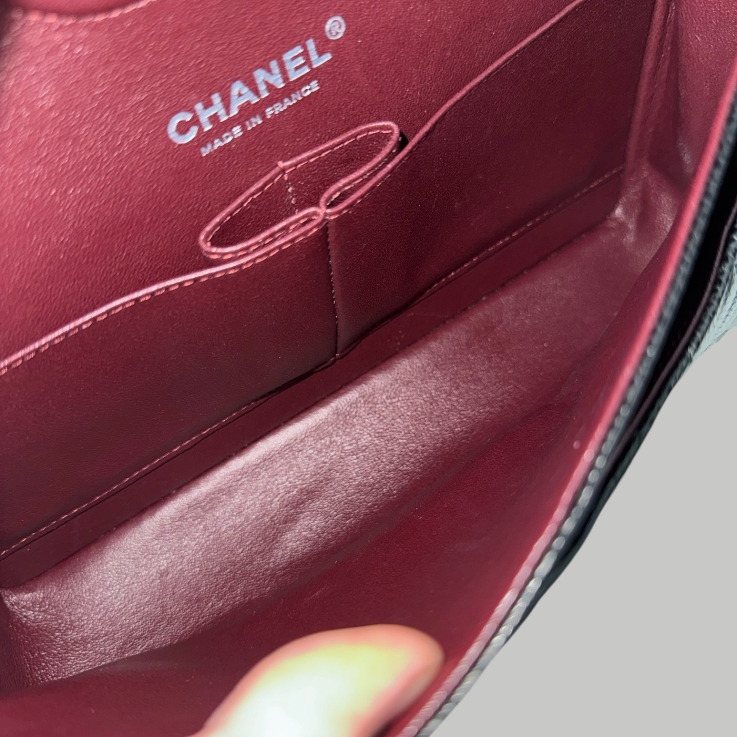 Chanel Caviar CF25銀扣