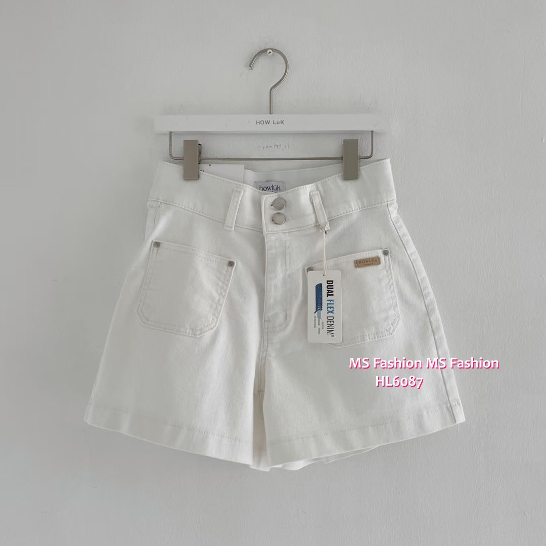 HL6087 韓國🌼Howluk高腰前兩袋短牛